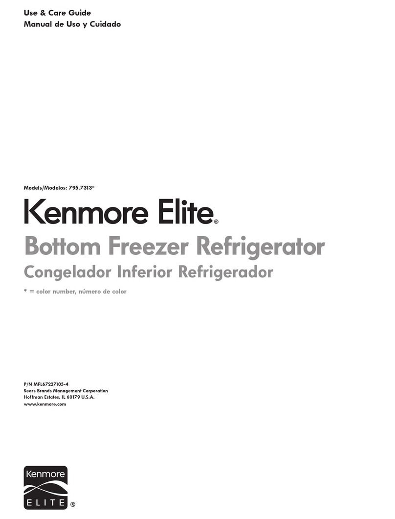 Kenmore 795.7313 Series Use & care guide