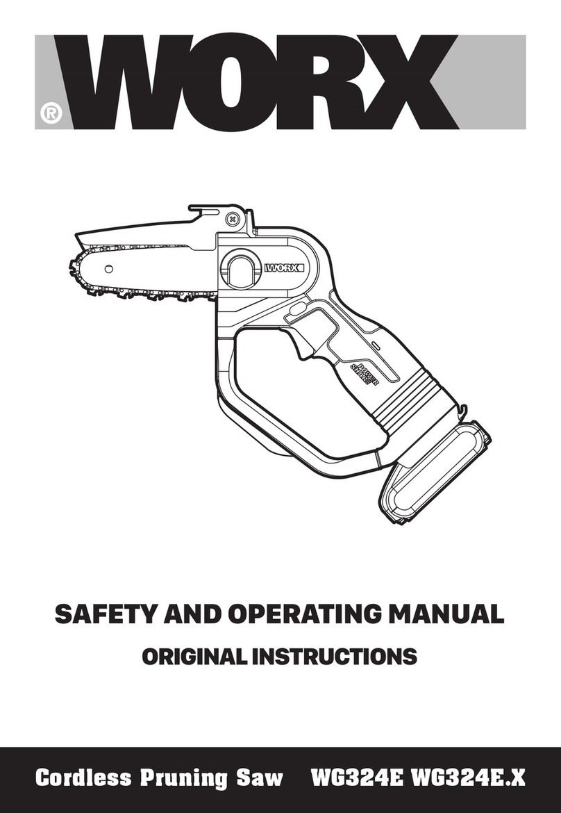 Worx WG324E Installation manual