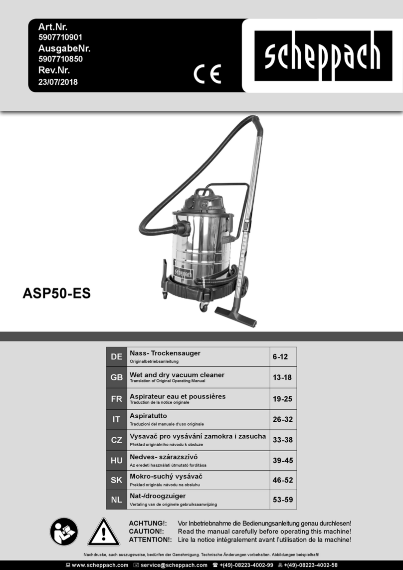 Scheppach ASP50-ES User manual