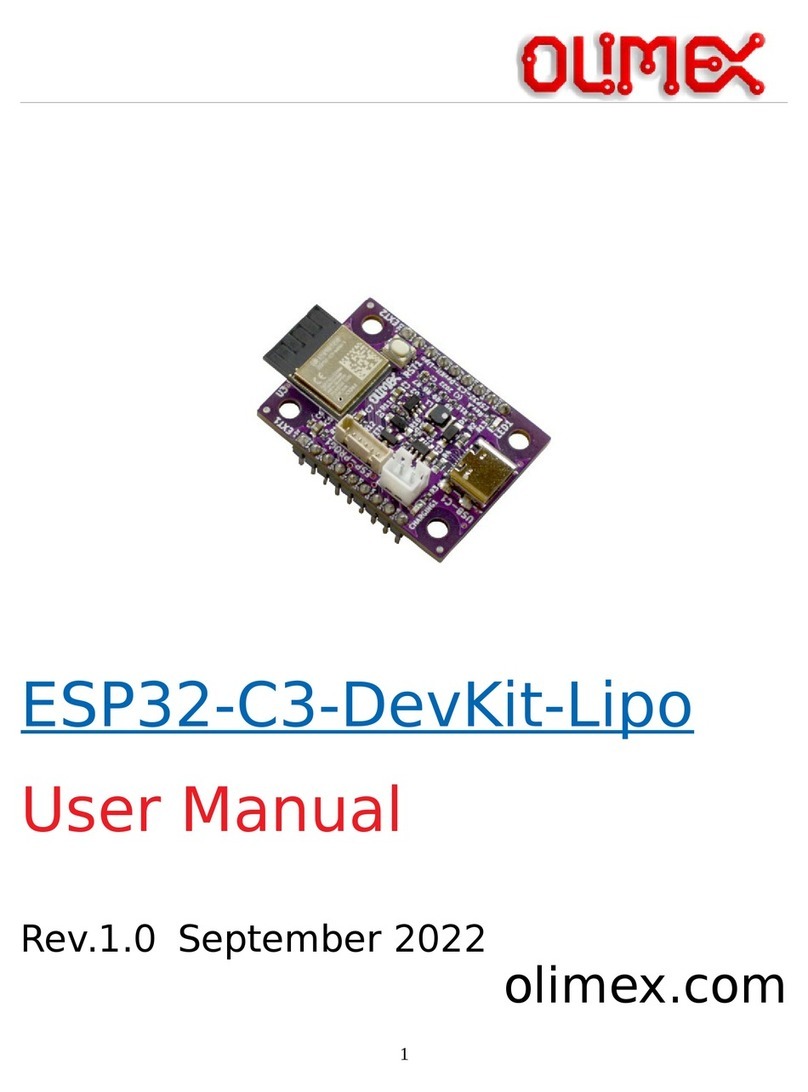 OLIMEX ESP32-C3-DevKit-Lipo User manual OLIMEX ESP32-C3-DevKit-Lipo User manual