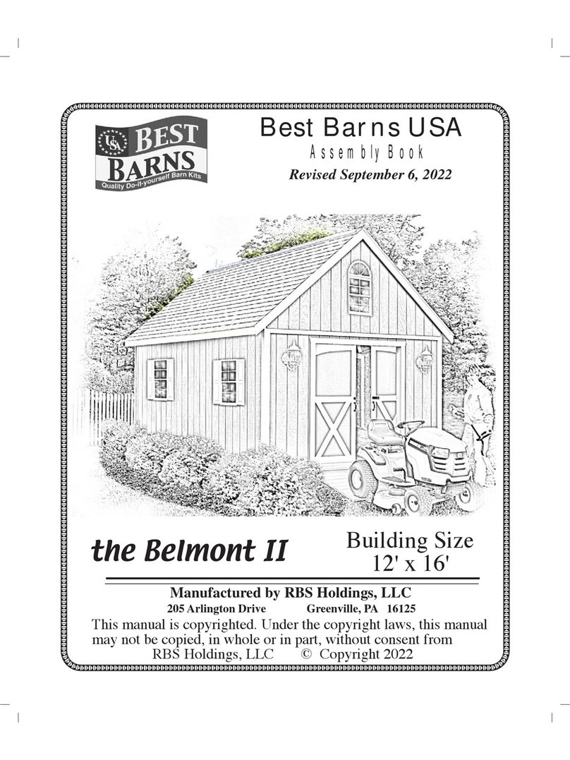Best Barns Belmont II Assembly Book
