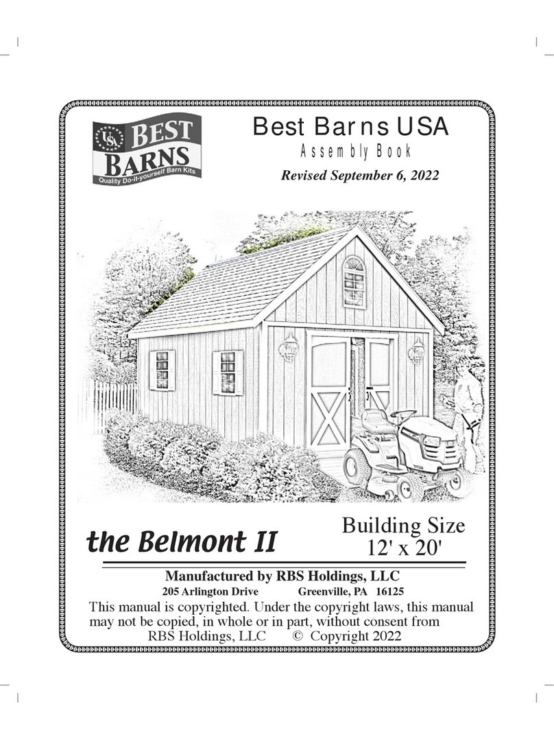 Best Barns Belmont II Assembly Book