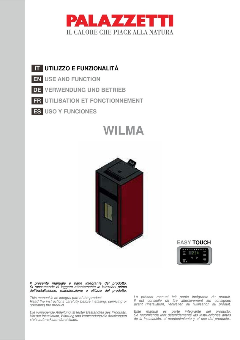 Palazzetti WILMA Parts list manual