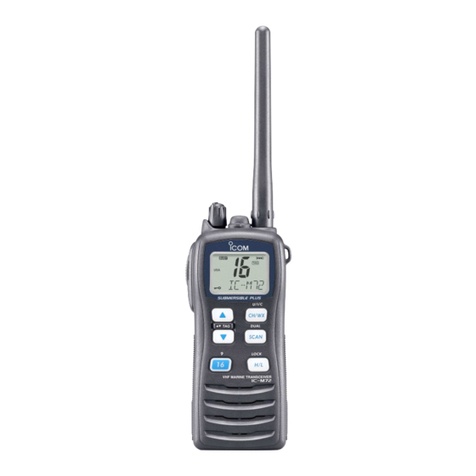Icom IC-M72 instruction manual Icom IC-M72 instruction manual
