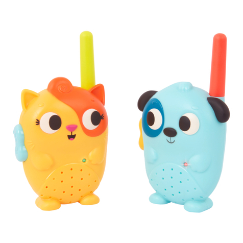 B.toys Land of B. Lolo & Woofer Walkie-Talkies User manual