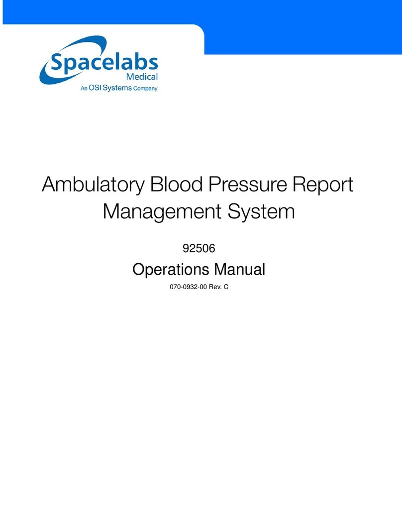 OSI Systems Spacelabs Medical 92506 Operation manual OSI Systems Spacelabs Medical 92506 Operation manual