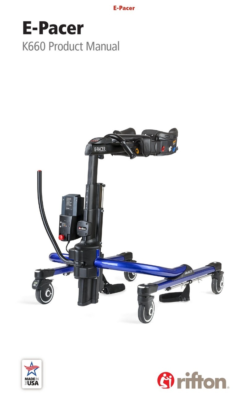 Rifton E-Pacer K660 product manual
