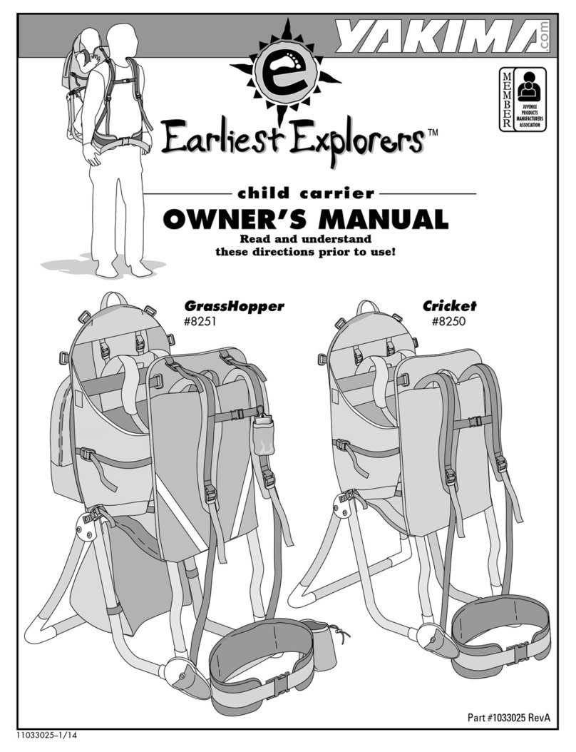 Yakima Earliest Explorers GrassHopper User manual