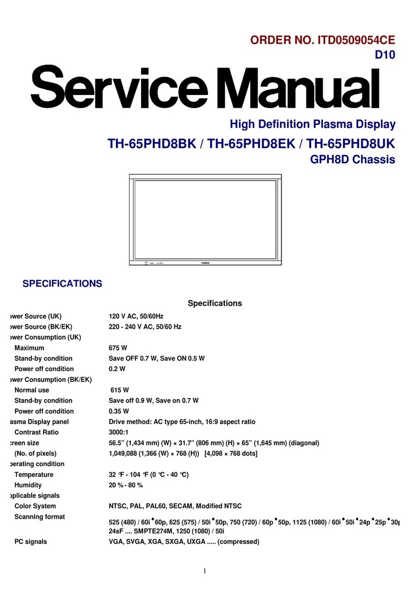 Panasonic TH-65PHD8BK User manual
