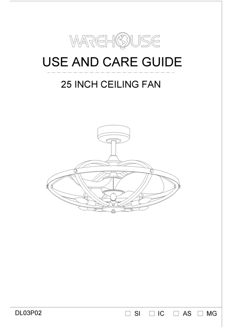 Warehouse DL03P02 Use and care guide