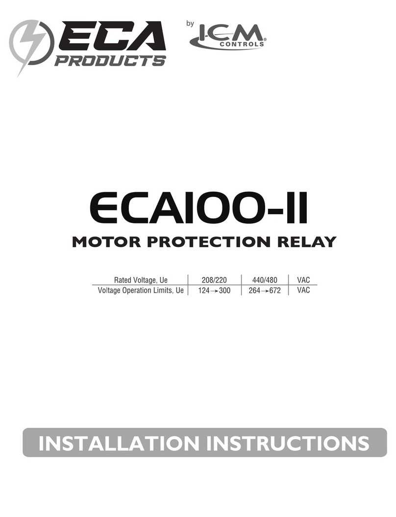 ICM Controls ECA PRODUCTS ECAIOO-II installation instructions