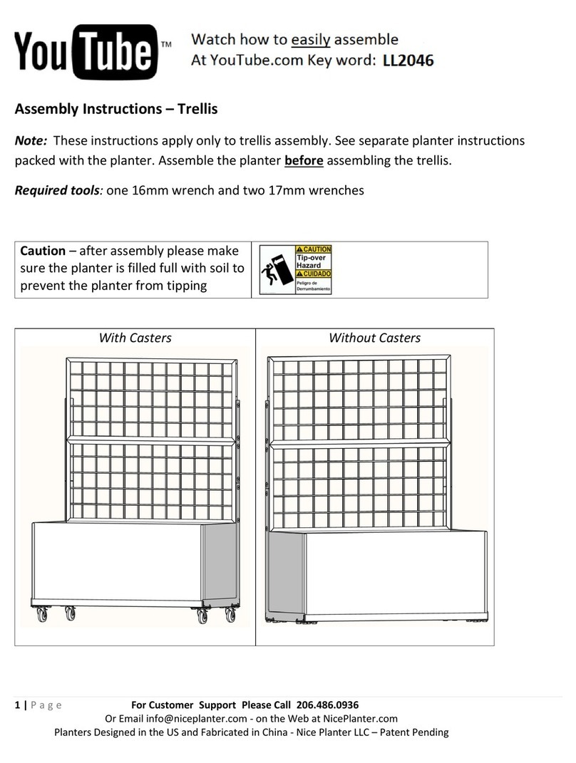 Nice Planter LL2046 User manual