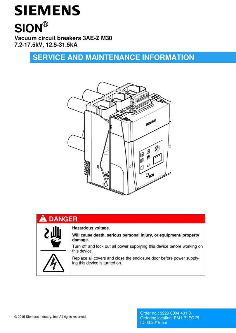 Siemens SION 3AE-Z M30 Installation and user guide