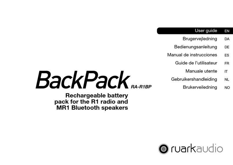 Ruark Audio BackPack RA-R1BP user guide