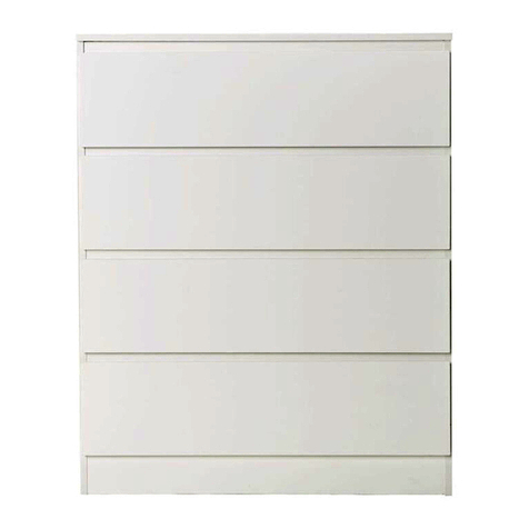 Living & Co Tahoe Tall Boy 4 Drawer instruction manual