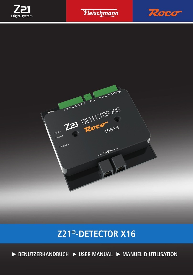 roco Z21-Detector X16 user manual