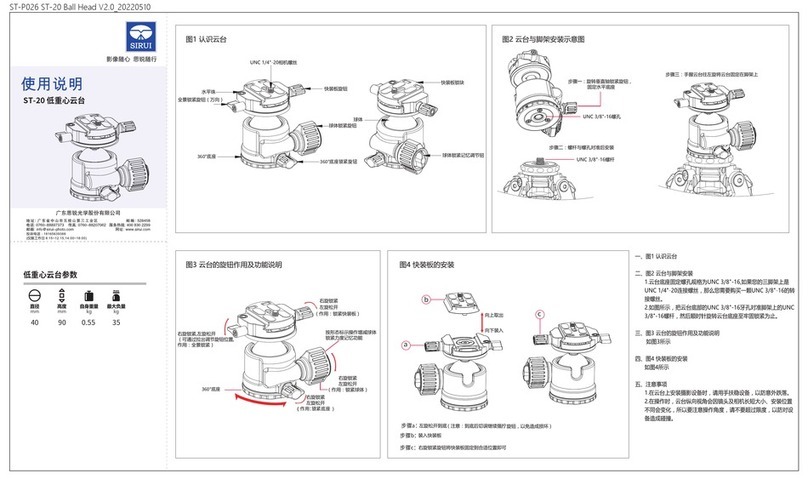 SIRUI ST-20 instructions