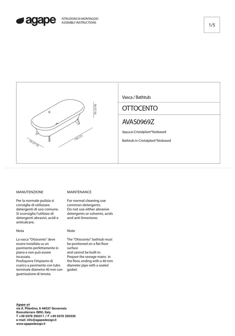 agape OTTOCENTO 10103 User manual agape OTTOCENTO 10103 User manual