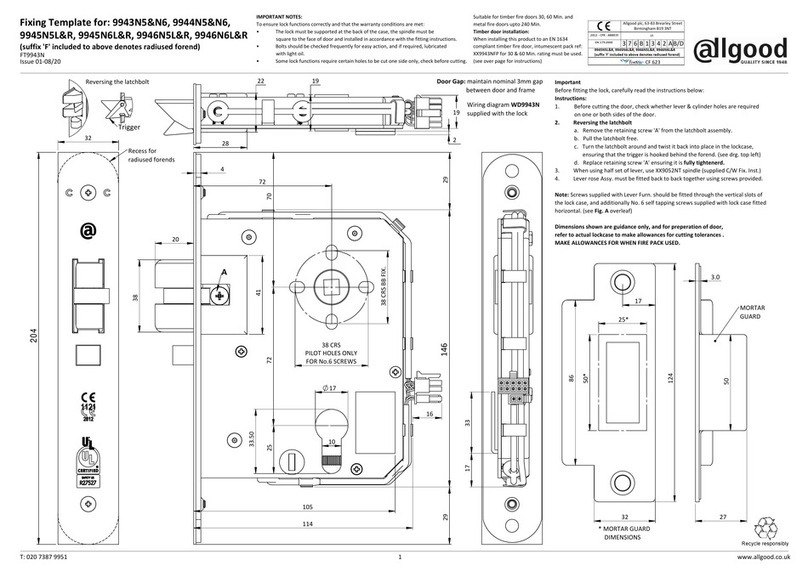 allgood 9943N5 quick start guide