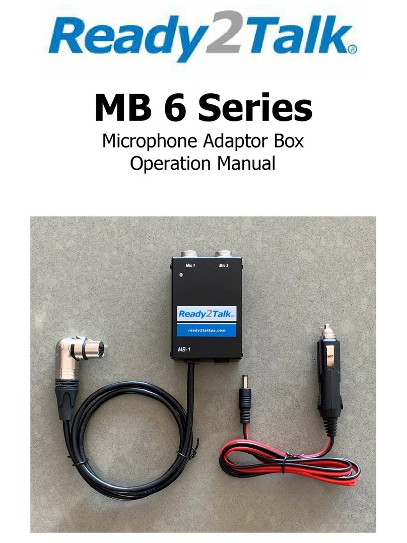 Ready2Talk MB 6 Series Operation manual