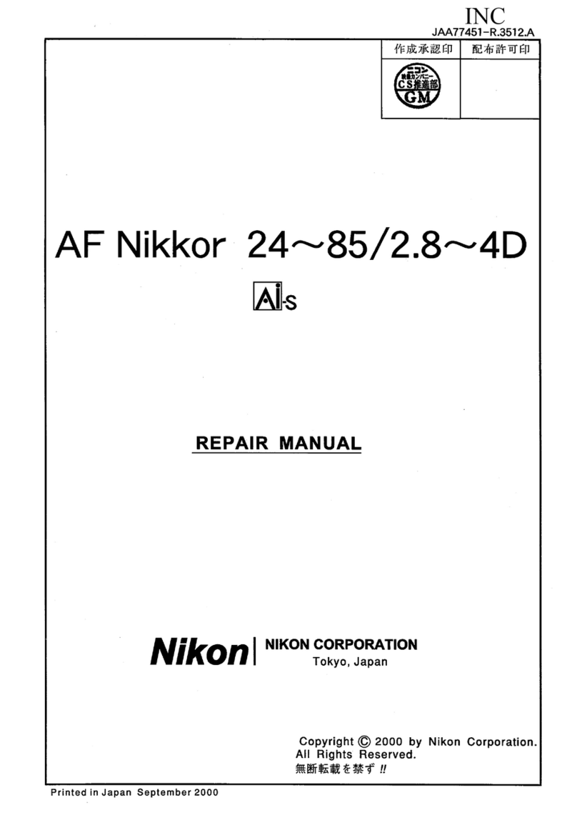 Nikon AF Nikkor 24-85 Operating instructions