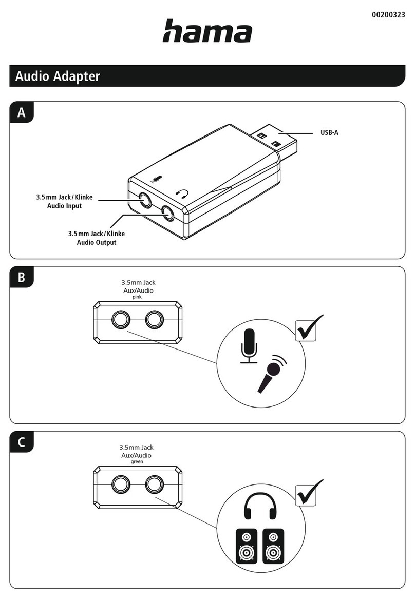 Hama 00200323 manual