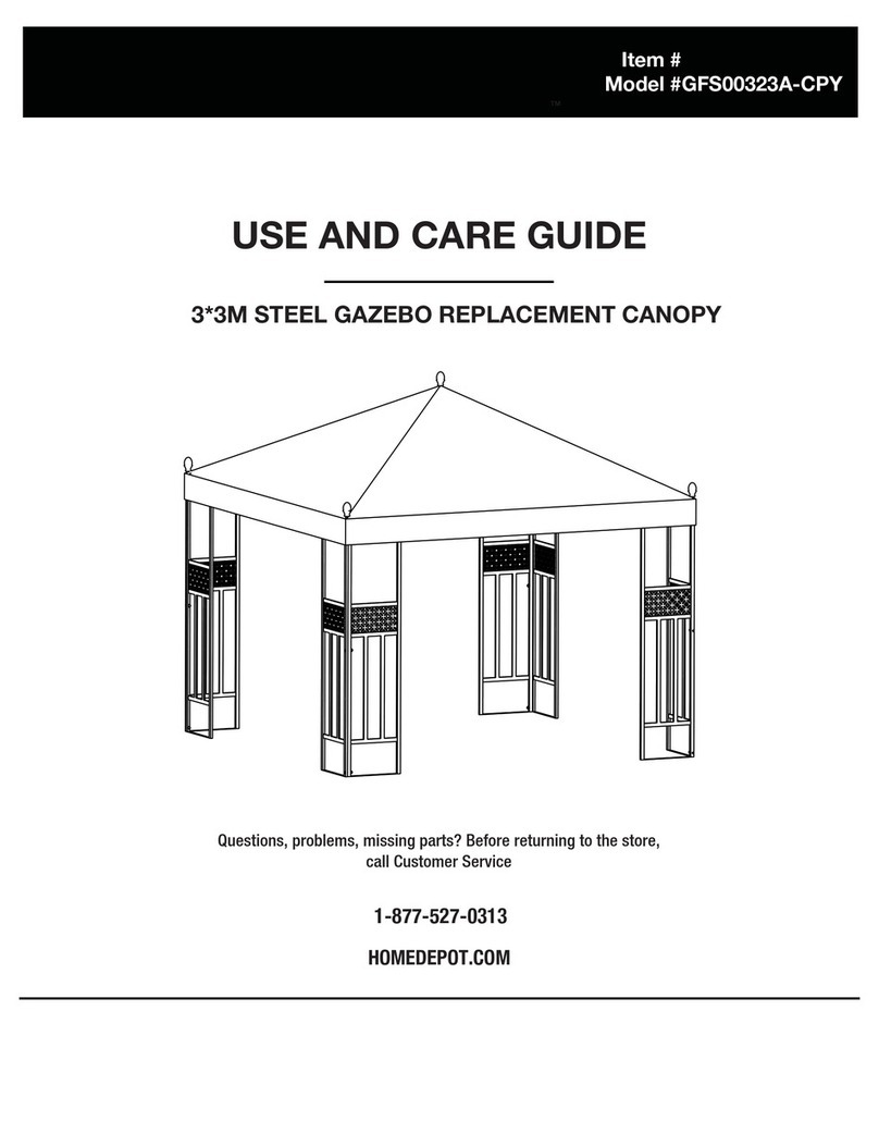 HOMEDEPOT GFS00323A-CPY Use and care guide HOMEDEPOT GFS00323A-CPY Use and care guide