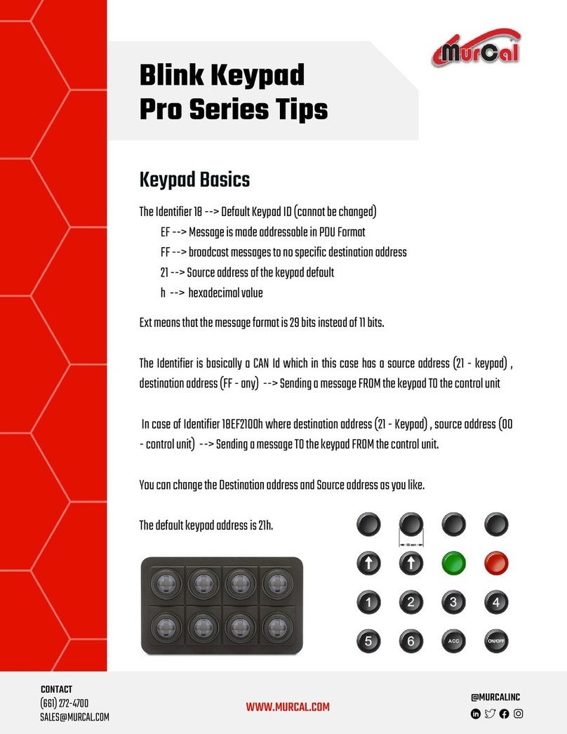 Blink Marine Keypad Pro Series Tips