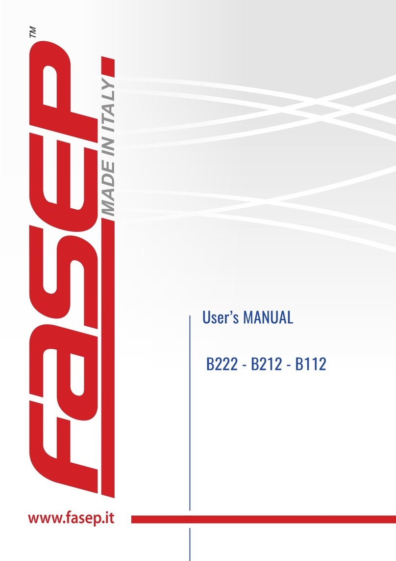 Fasep B222 user manual