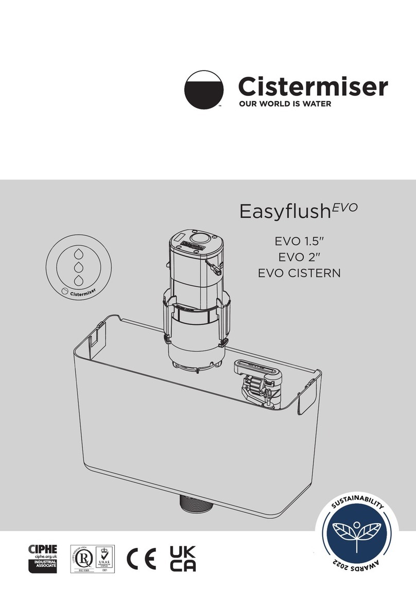 Cistermiser Easyflush EVO 1.5 User manual