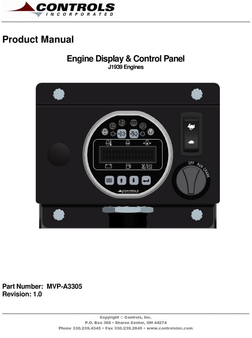 Controls MVP-A3305 product manual