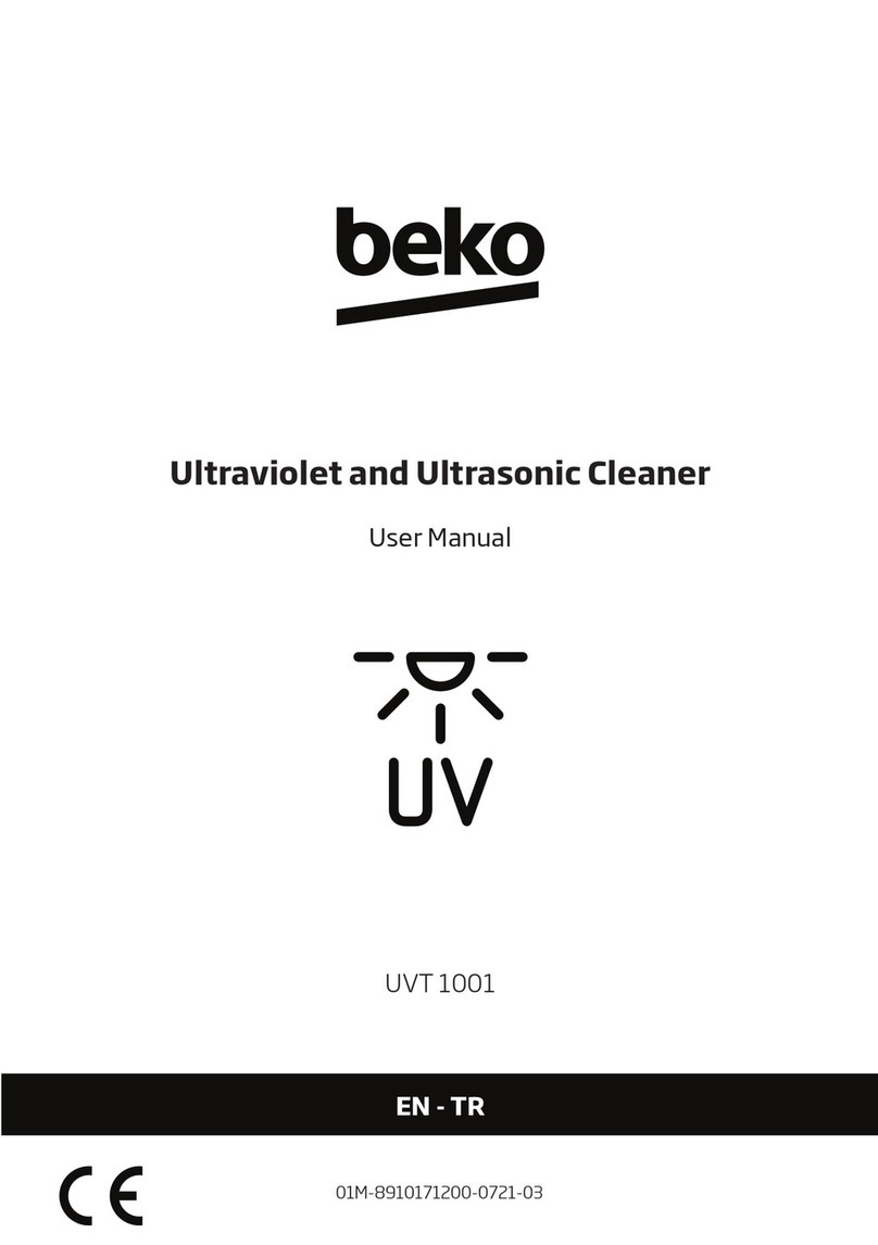Beko UVT 1001 user manual