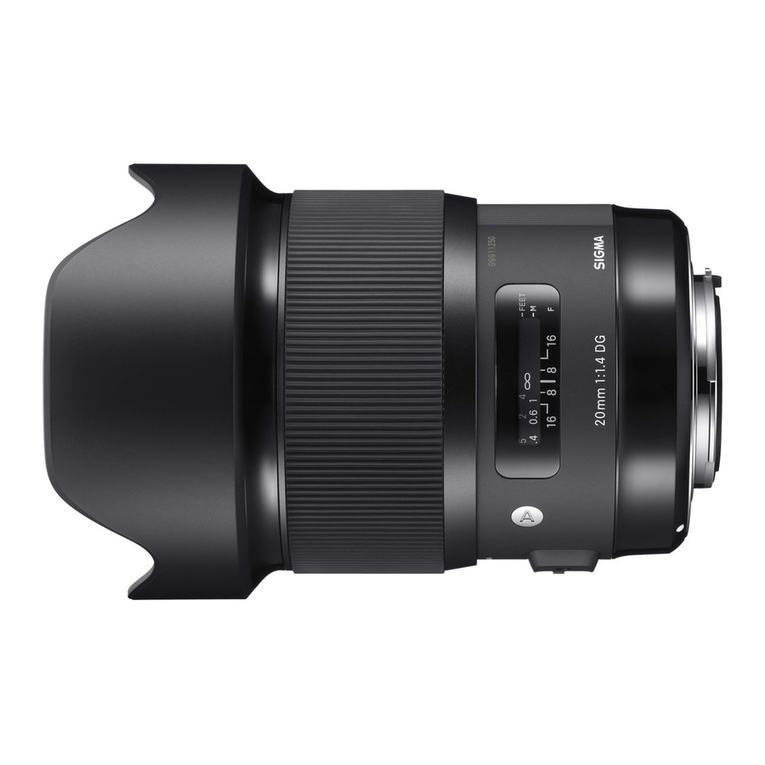 Sigma 20mm F1.4 DG HSM user manual