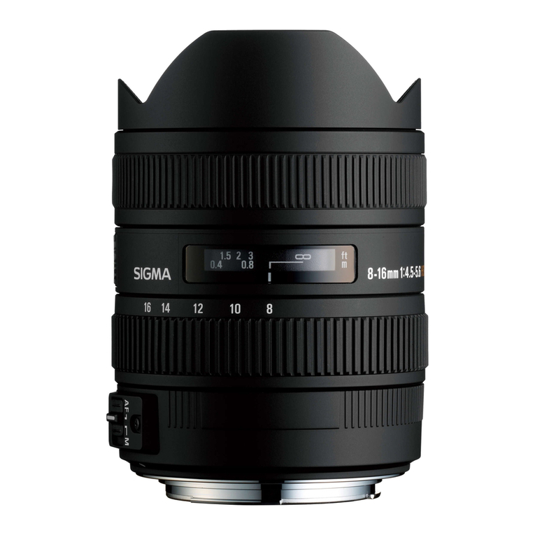 Sigma 8-16mm F4.5-5.6 DC HSM user manual
