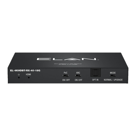 Elan EL-4KHDBT-RX-40-18G User manual