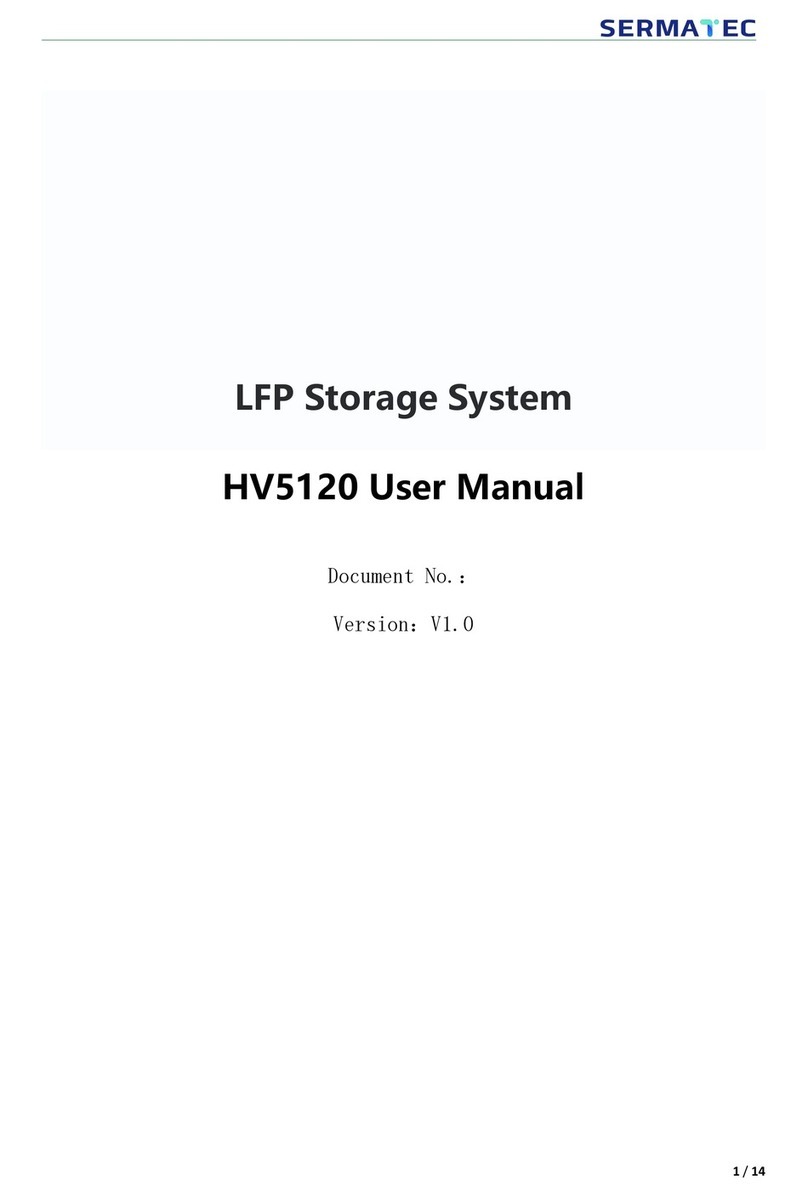 Sermatec HV5120 user manual Sermatec HV5120 user manual