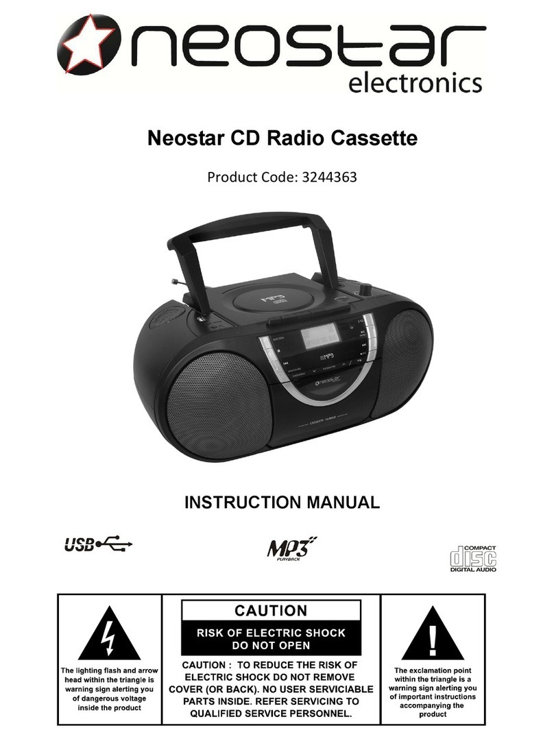 Neostar Electronics 3244363 instruction manual