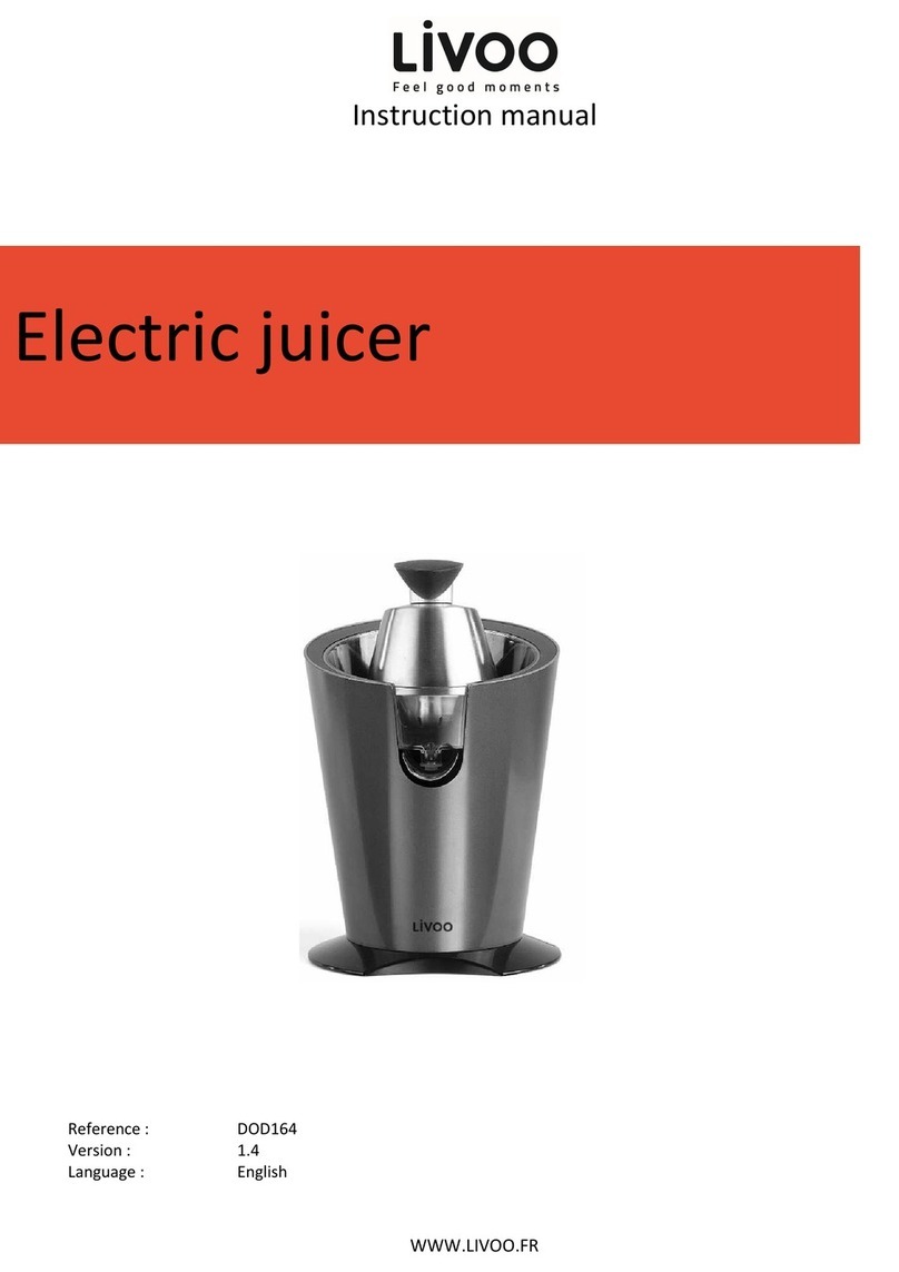Livoo DOD164 User manual