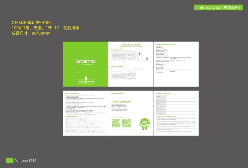 oraimo OF-KK30 manual