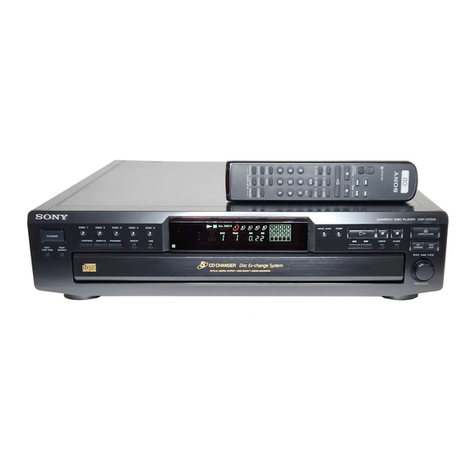 Sony CDP-CE345 - Compact Disc Player User manual