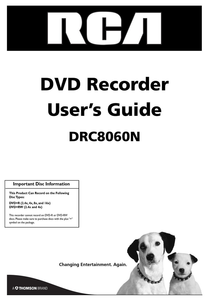 RCA DRC8060 User manual