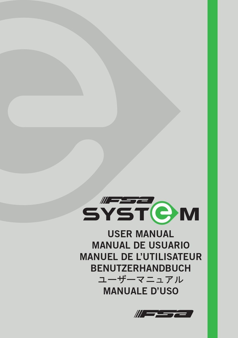 FSA E-SYSTEM User manual