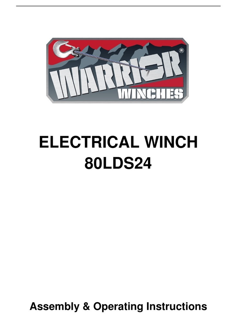 WARRIOR 80LDS24 Assembly & operating instructions