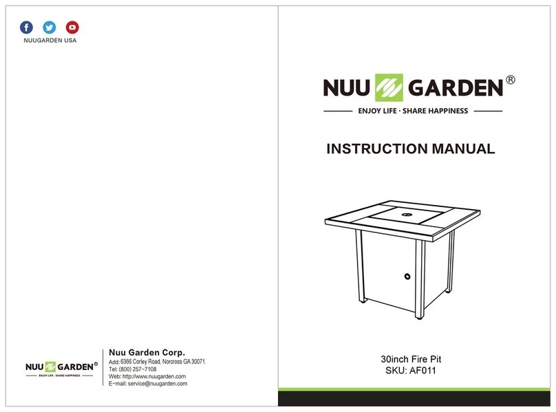 Nuu Garden AF011 instruction manual