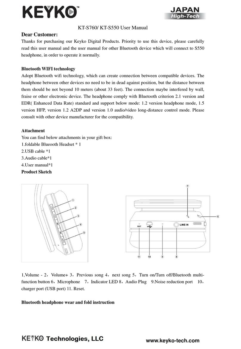 Keyko KT-S760 user manual