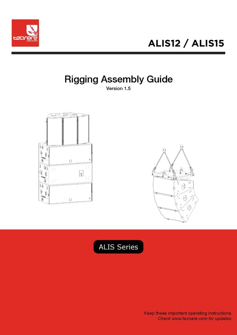 TECNARE ALIS Series Rigging Assembly Guide