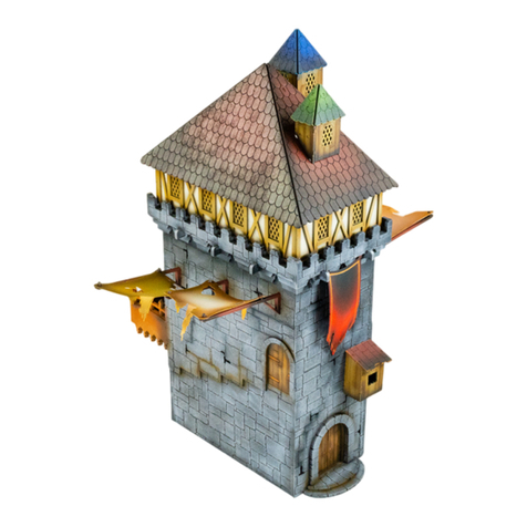 Tabletop Scenics Fantasy Bowl Stadium Dice Tower Construction guide Tabletop Scenics Fantasy Bowl Stadium Dice Tower Construction guide