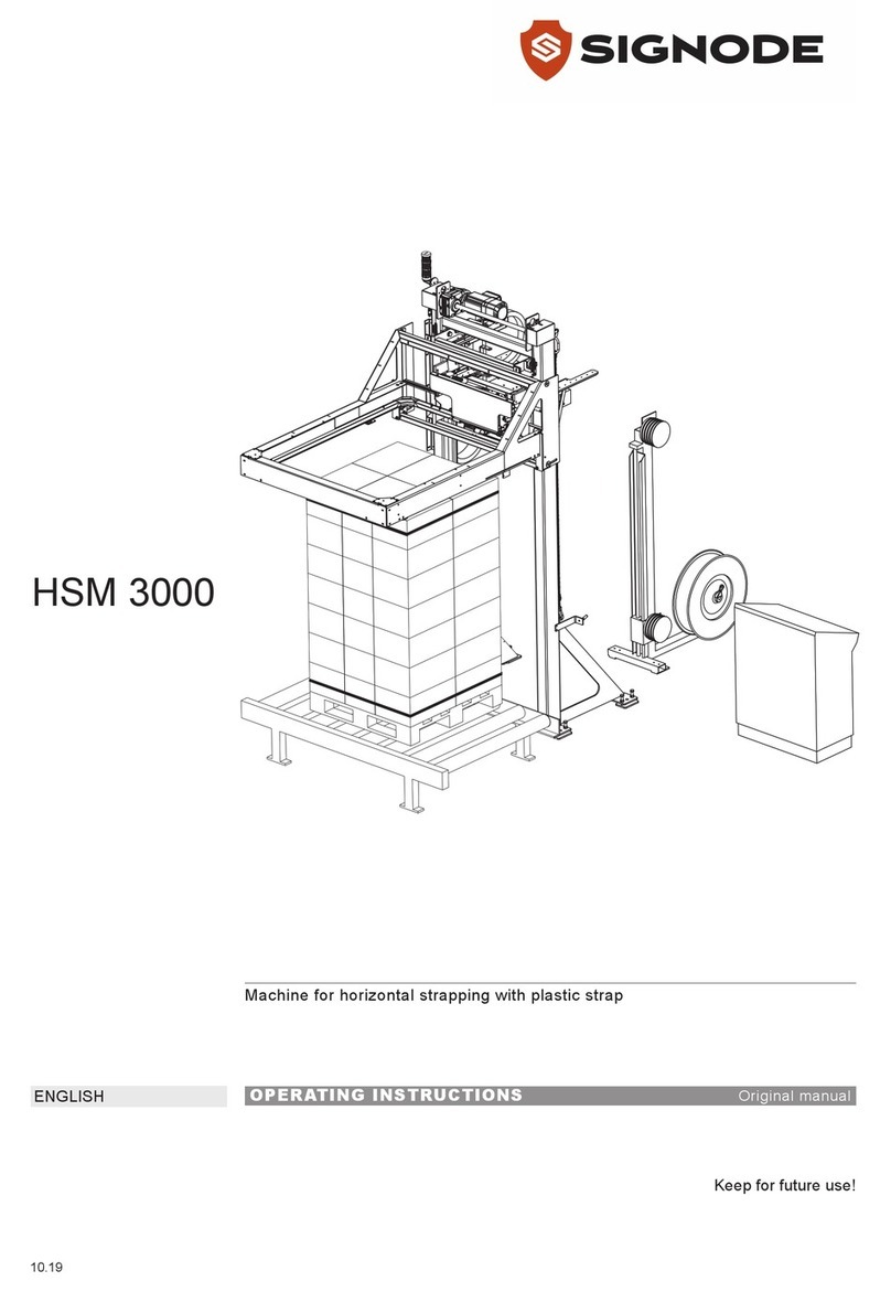 Signode HSM 3000 User manual