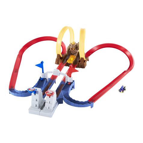 Mattel HotWheels MARIOKART BOWSER'S CASTLE CHAOS User manual
