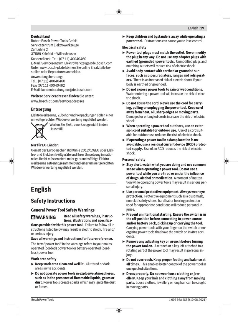 Bosch GBM 50-2 User manual